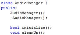Audio Manager Audio Manager