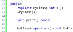 Explicit Constructors