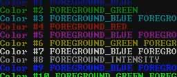 Console Colors Console Colors