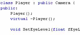 Player Class Player Class