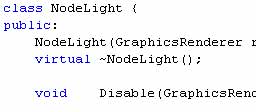 NodeLight Class NodeLight Class