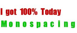 Proportional Font Proportional Font