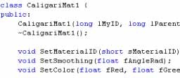CaligariMat1 Class