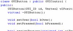 GUI Button Class GUI Button Class