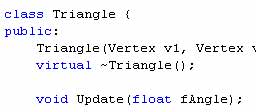 Creating a Vertex and Triangle Class Creating a Vertex and Triangle Class