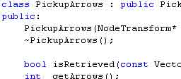 Pickup Arrows Class Pickup Arrows Class
