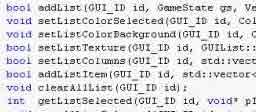 Managing GUI List Managing GUI List