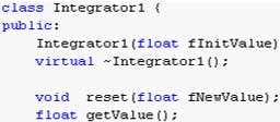 Integrator Classes